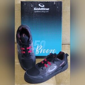 Goldline G50 Breeze Mens Size: 10 Black and Red Curling Shoes